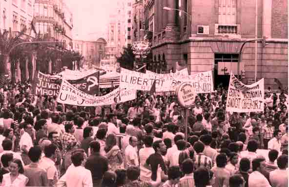 Acto en Valencia de homenaje a las víctimas del tardo-franquismo y su “transición” democrática
