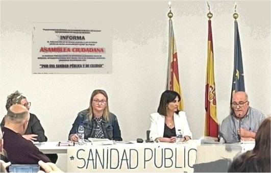 Asamblea ciudadana del área sanitaria de Manises debate una plataforma unitaria de reivindicaciones y organizar consejos municipales o de distrito en defensa de servicios públicos suficientes y de calidad.