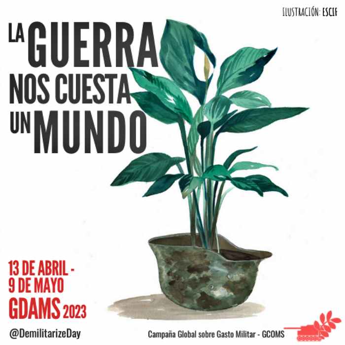Acción Global contra el gasto militar: «La guerra nos cuesta un mundo»