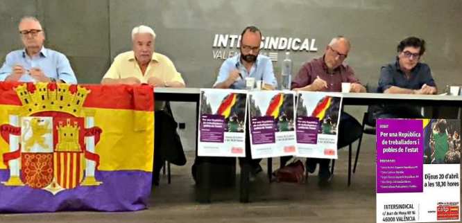 Organizaciones republicanas de Valencia debaten sobre «ruptura democrática»
