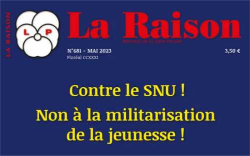 Contra el Servicio Nacional Universal en Francia