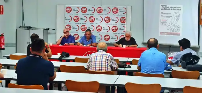 Reunión en Torrent del Manifiesto internacional “No a la Guerra” llama a las organizaciones a exigir a sus gobiernos el fin de este conflicto conducente a la III Guerra Mundial