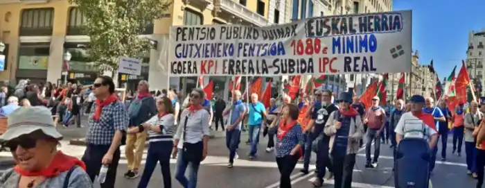Foto manifestación en Madrid defensa servicios públicos