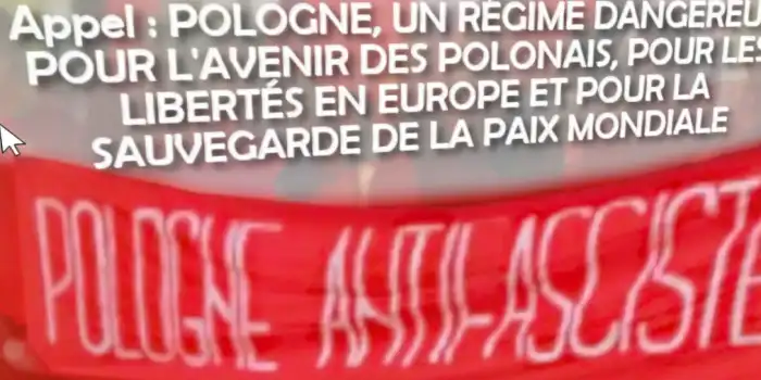 Llamamiento contra el régimen fascista de Polonia
