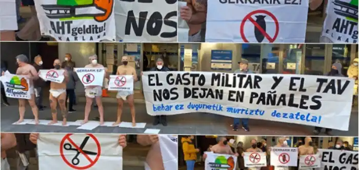 Manifestaciones contra el militarismo