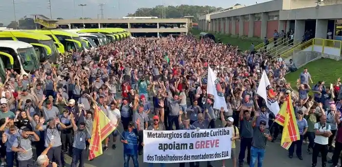 Gran apoyo internacional a la huelga de automoción en eeuu