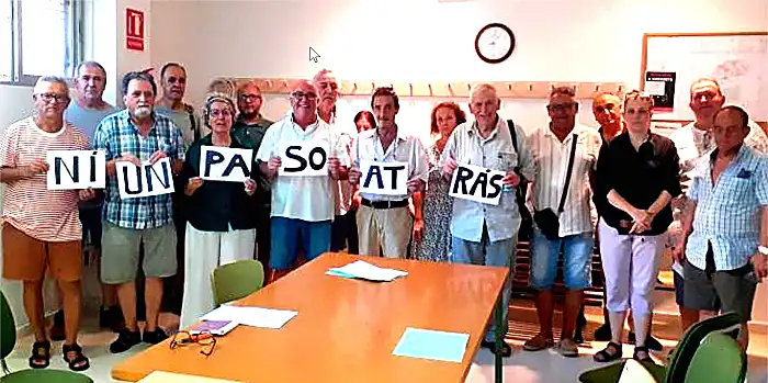 Reunión de la Plataforma defensa sanidad pública del área de Manises
