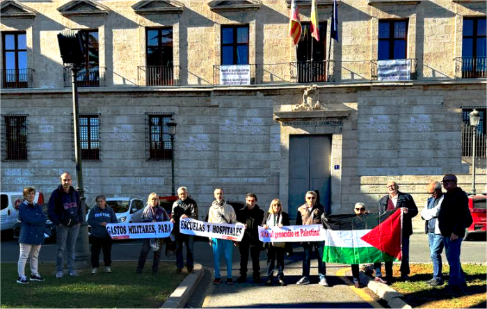 Foto de la concentración en València