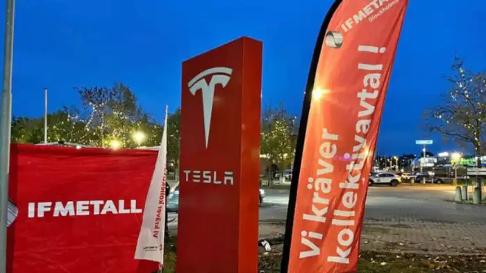 IF Metall de Suecia inicia una huelga histórica contra Tesla