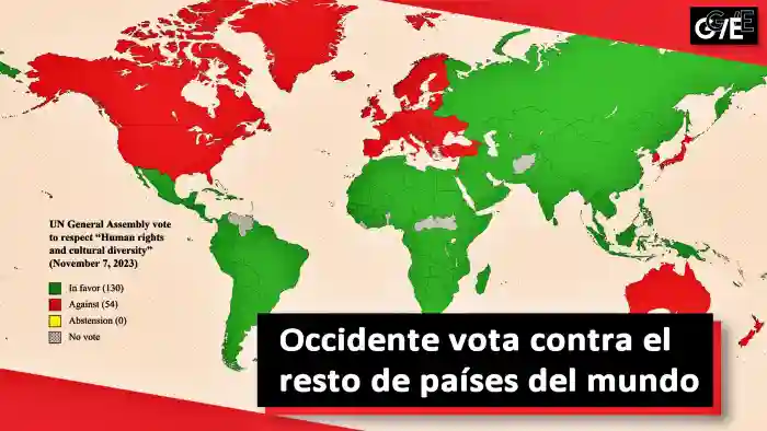 Occidente vota contra la democracia y los derechos humanos en la ONU