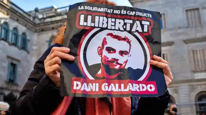 Primer condenado a cárcel por manifestarse defendiendo el Procés catalán