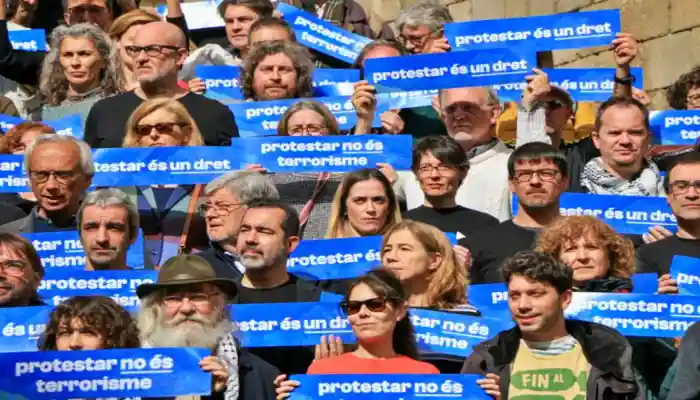 Campaña «Protestar no es terrorismo»