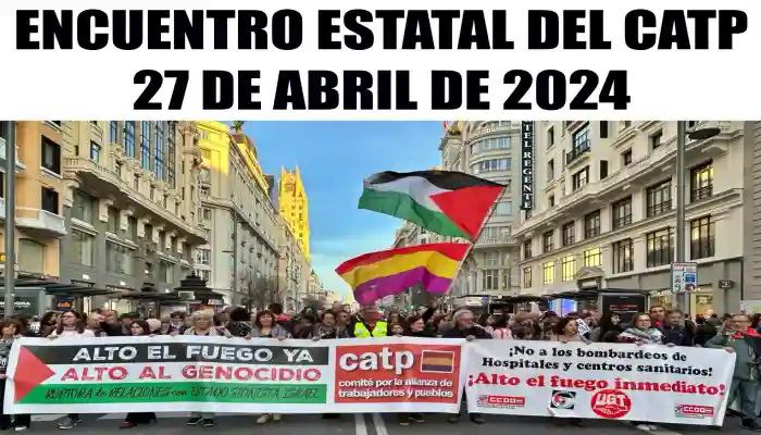 Cartel de la convocatoria del CATP del 27 de abril