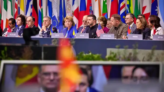 Fracasa la «Conferencia de Paz» a favor de la guerra, realizada en Suiza el 15-16J