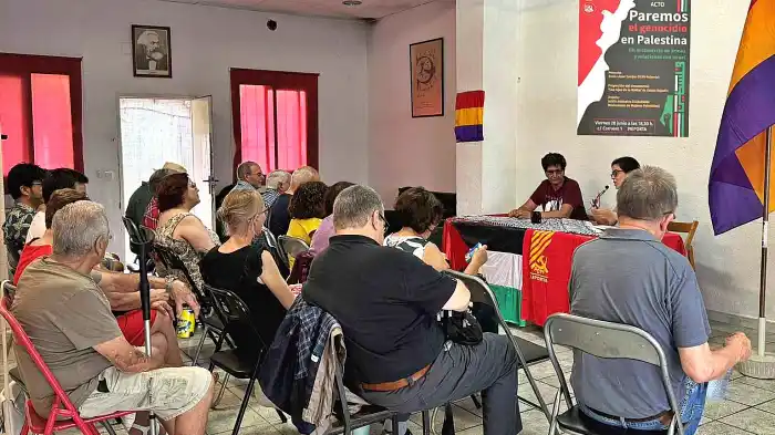 Paremos el genocidio en Palestina.