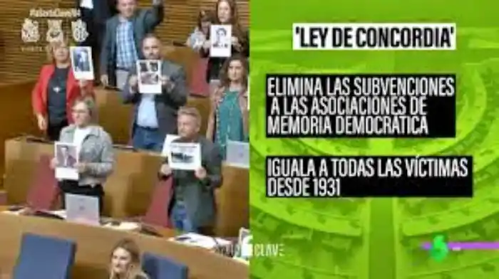Publicada en el BOE la Ley valenciana de Concordia que deroga la de Convivencia y «Memoria democrática»
