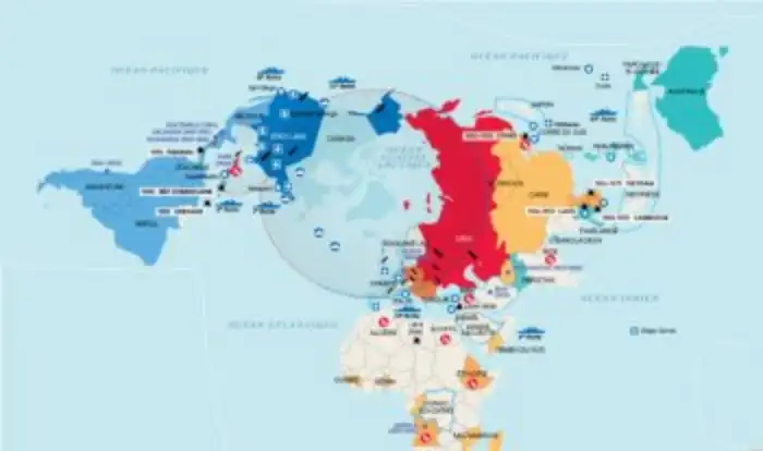 La arriesgada estrategia de desafiar a Rusia y China