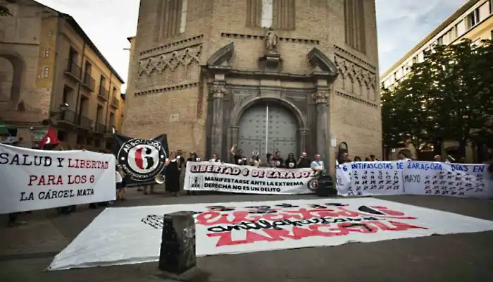 Escritura solidaria a los antifascistas encarcelados de Zaragoza
