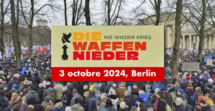 Alemania, 3 de octubre: “Nunca más la guerra. Depongan las armas»