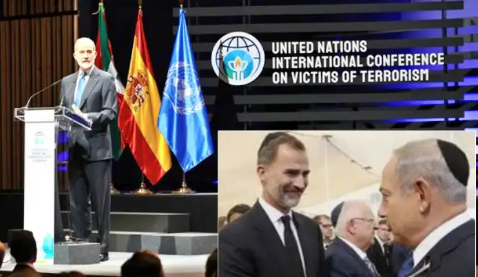Felipe VI condena sólo el terrorismo de Hamás
