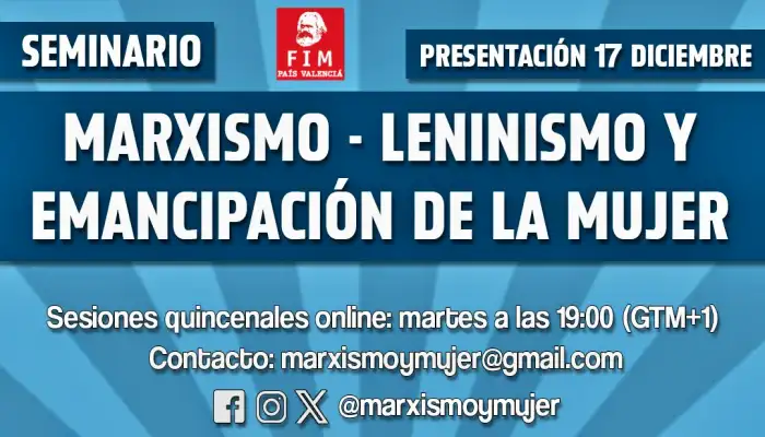 Seminario de la FIM sobre Marxismo-Leninismo y emancipación de la Mujer