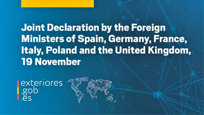 Gobiernos europeos firman comunicado conjunto contra Rusia