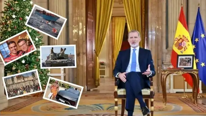 El rey felicita la Navidad apoyando el blindaje de fronteras, el rearme europeo y la prosperidad individual.