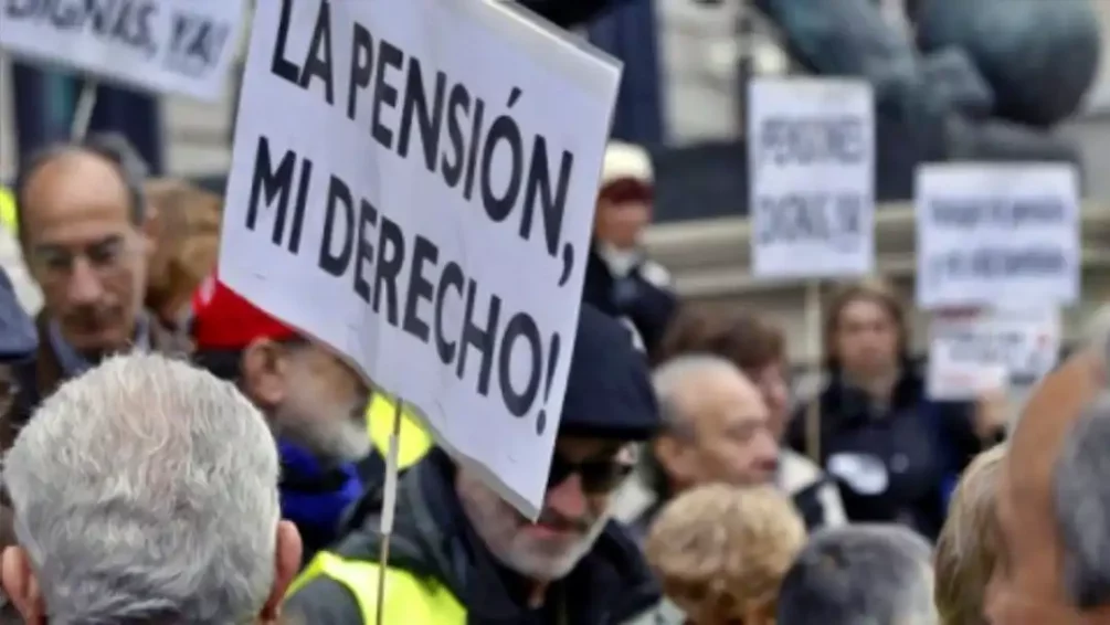 Manifestación de pensionistas por unas retribuciones dignas