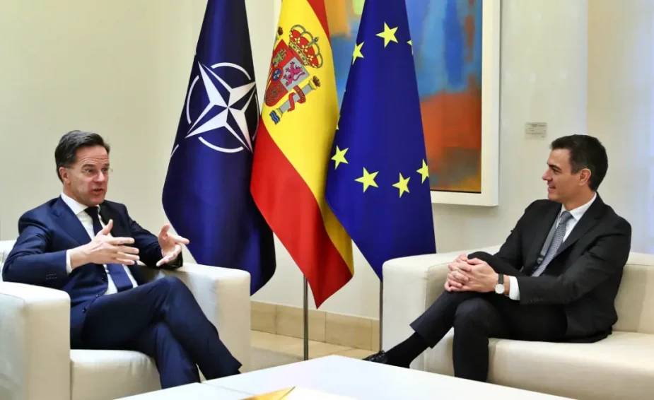 Entrevista de Rutte (OTAN) con Sánchez de finales de enero