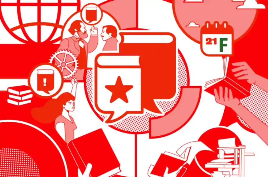 Conmemoración del dia de los libros rojos el 21 de febrero