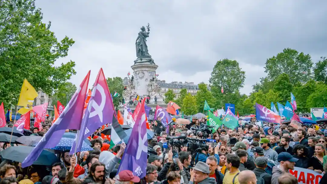 Movilización de La France Insouniss por la VI República
