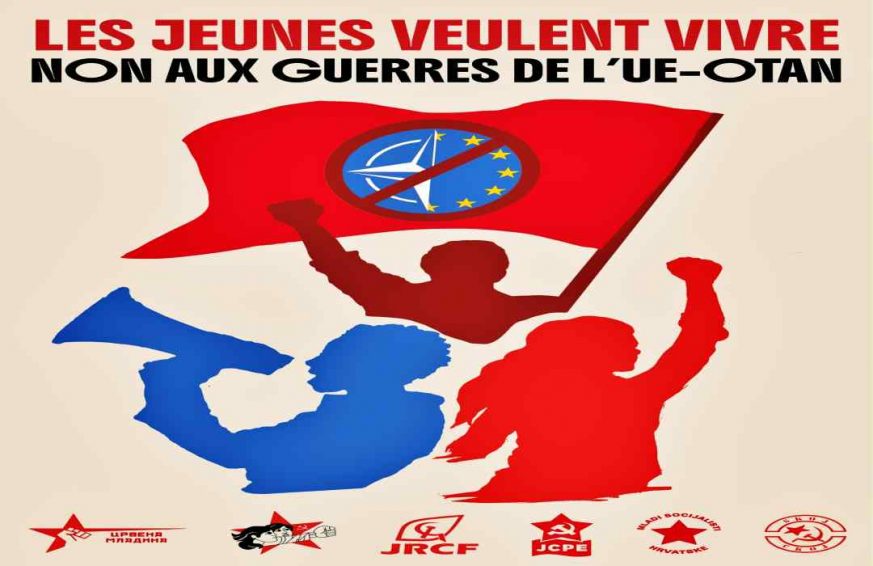 La JRCF, junto con la Juventud Comunista de Europa, lanza una campaña de paz contra las guerras de la UE y la OTAN.