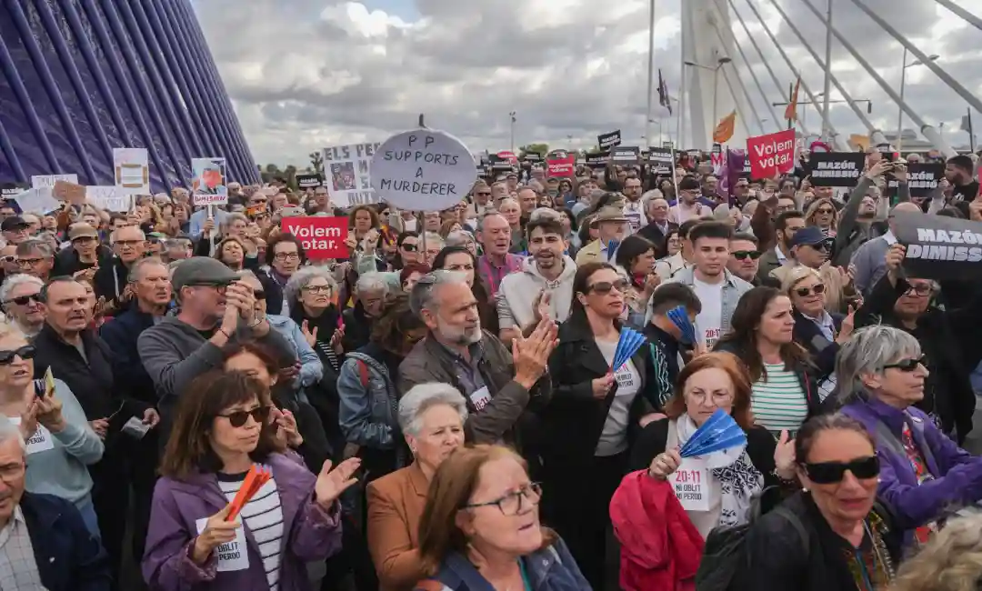 Concentración en Valencia del 29 de abril