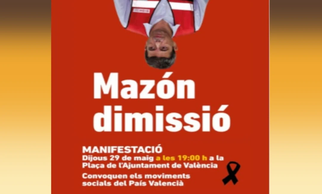 Cartel de la convocatoria para el 29 de mayo
