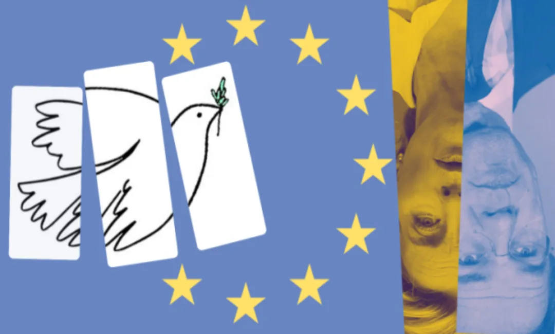 Montaje con fotos de Ursula Vonder Layen y secretario OTAN para Europa