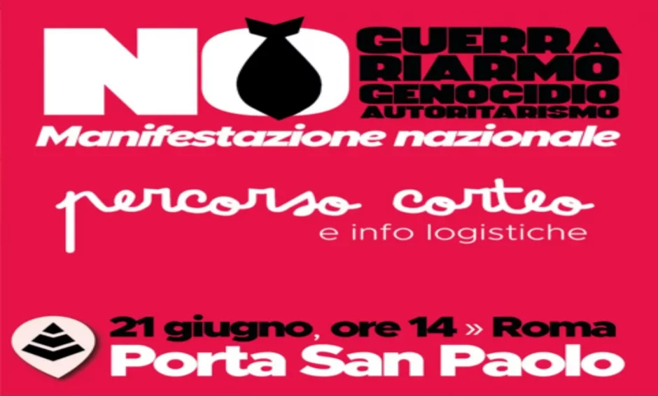 Desarmar nuestro país, Europa, el mundo. ¡Transforma! Italia.