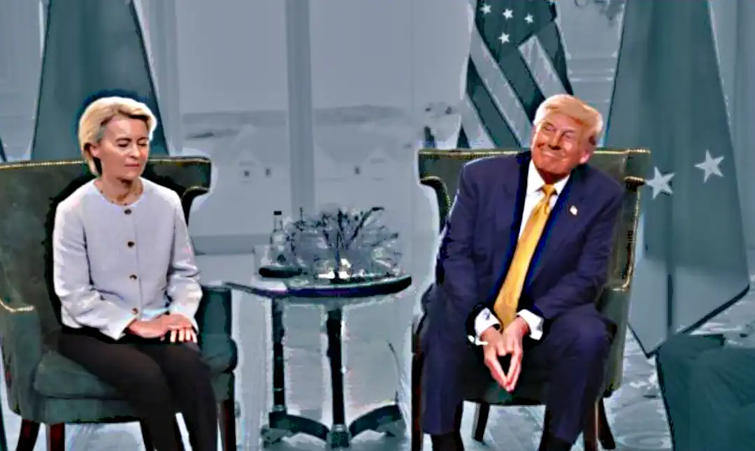 Rueda de prensa de Trump Y Van der Leyen