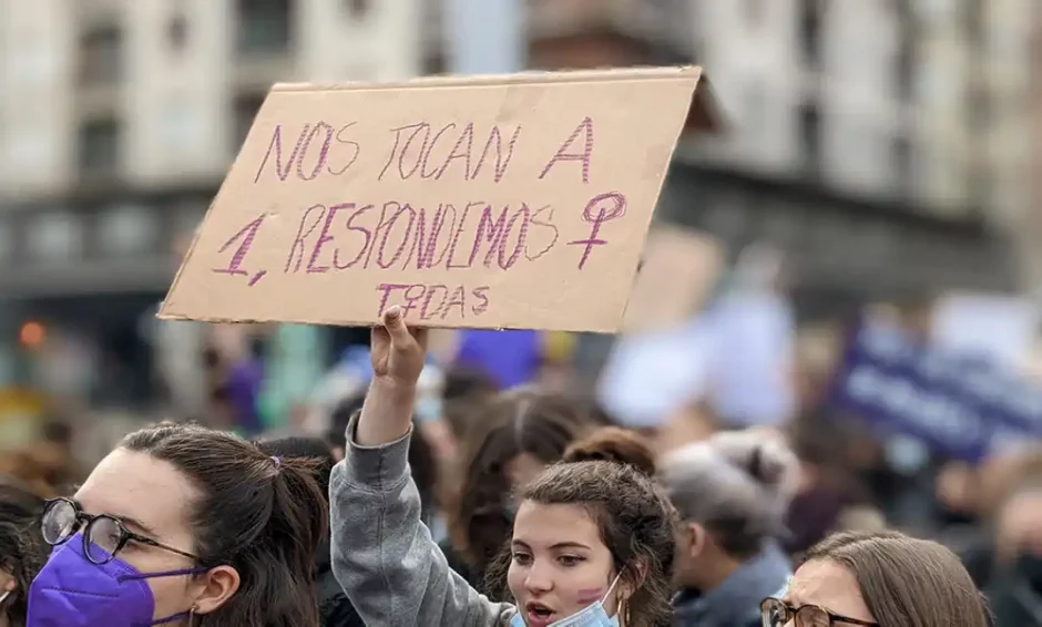 Manifestación de mujeres por sus derechos