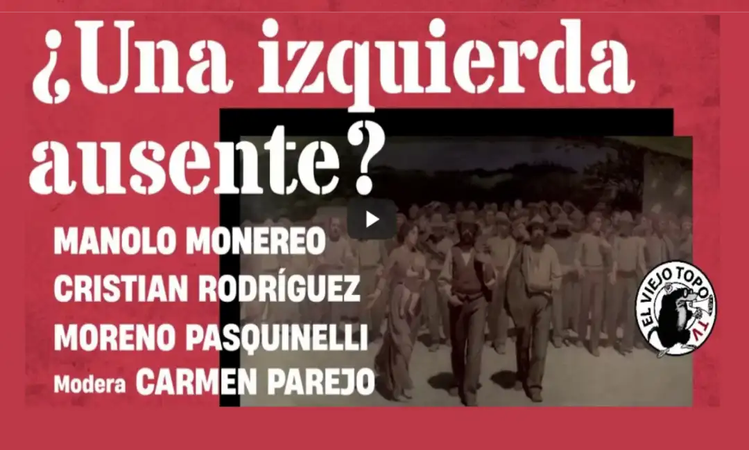 Portada de la publicación del debate sobre la izquierda