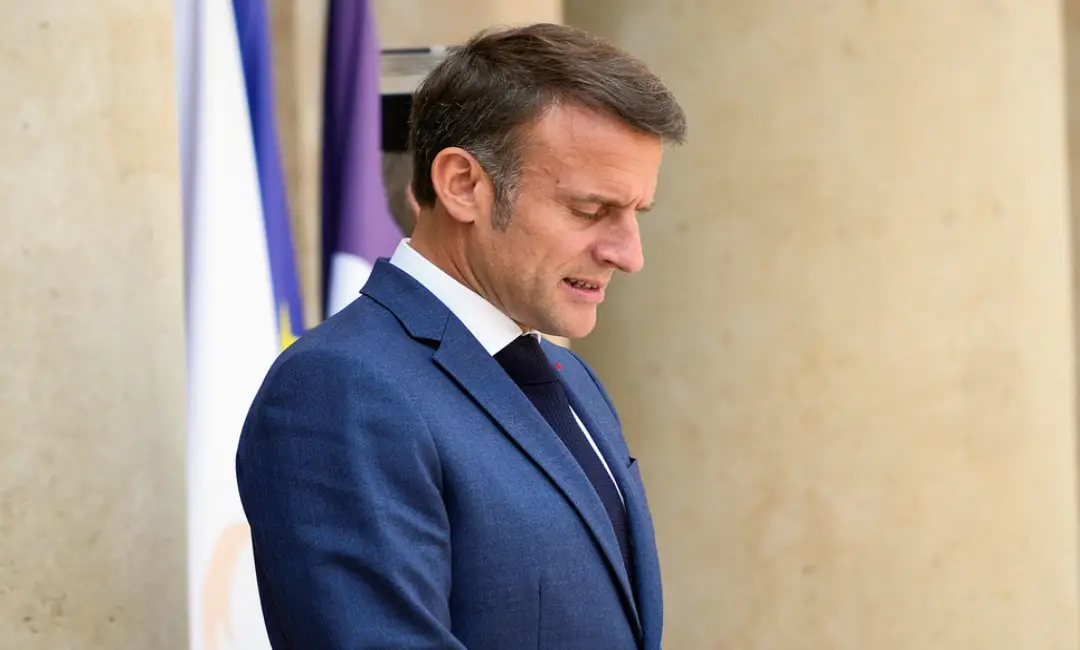 Foto de archivo del presidente Macron
