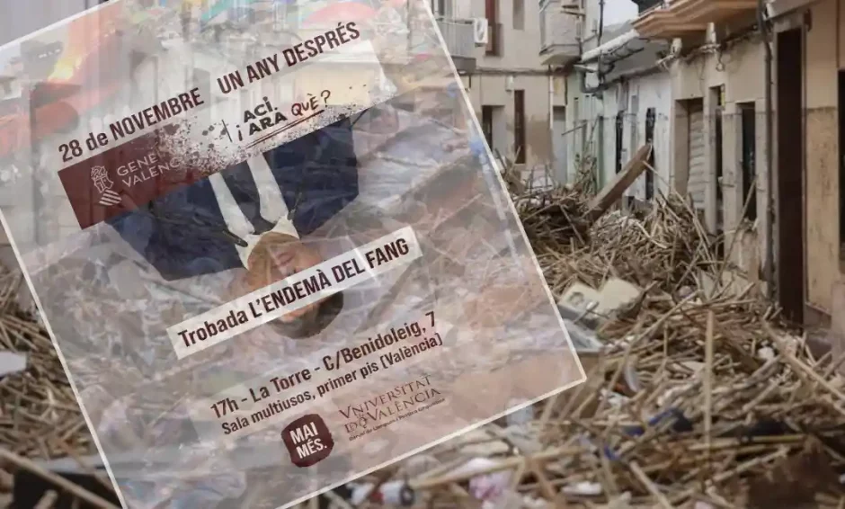 Cartel de Mai Mes sobre el Encuentro del 28 noviembre