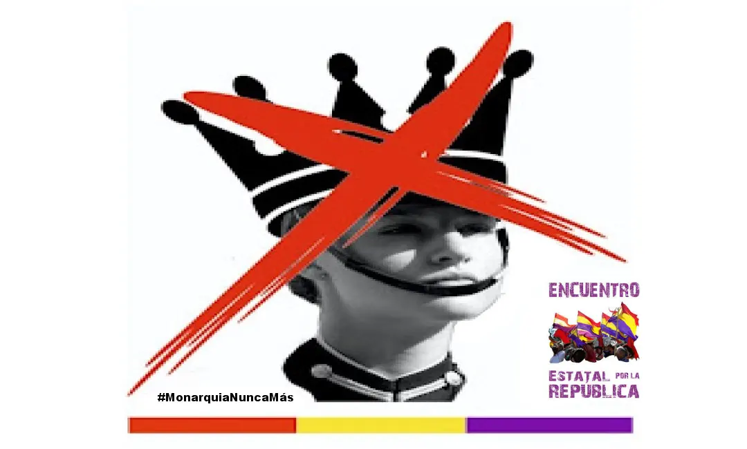 Cartel 50 años bastan. Monarquía nunca más
