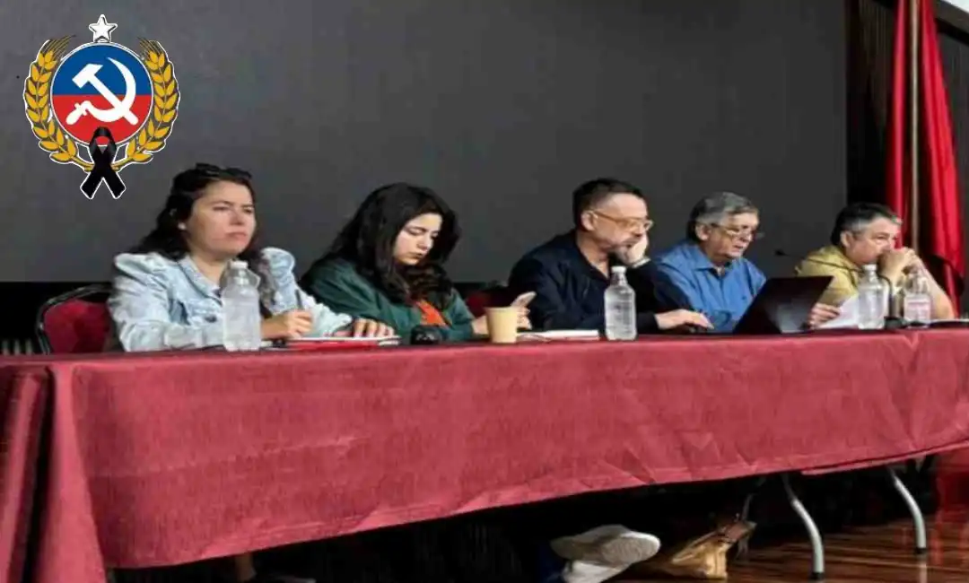 Mesa del Comité Central reunido el 25 de diciembre 2025