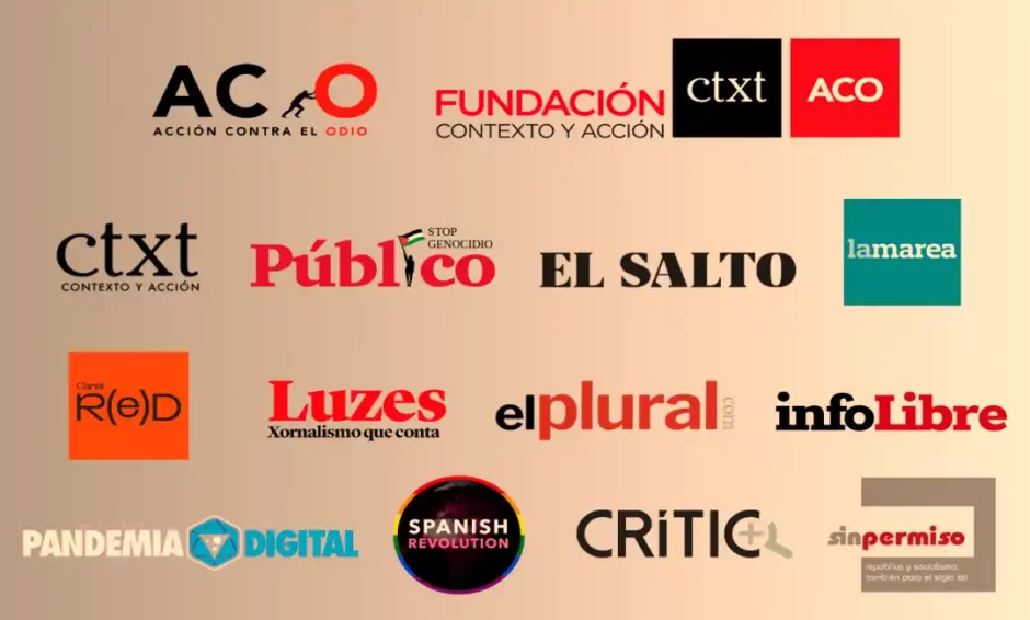 Campaña por una comunicación pública libre de acoso, amenazas y odio. 4 Cartel coloreado de la Campaña de firmas