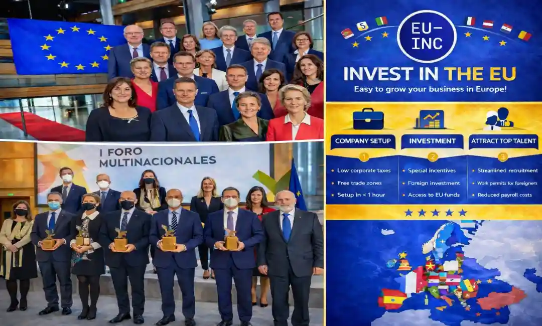 Escenas de la UE y el influjo de las multinacionales