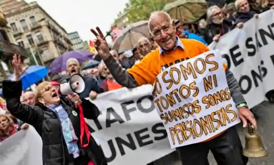 Movilízate en defensa de la subida de las pensiones.