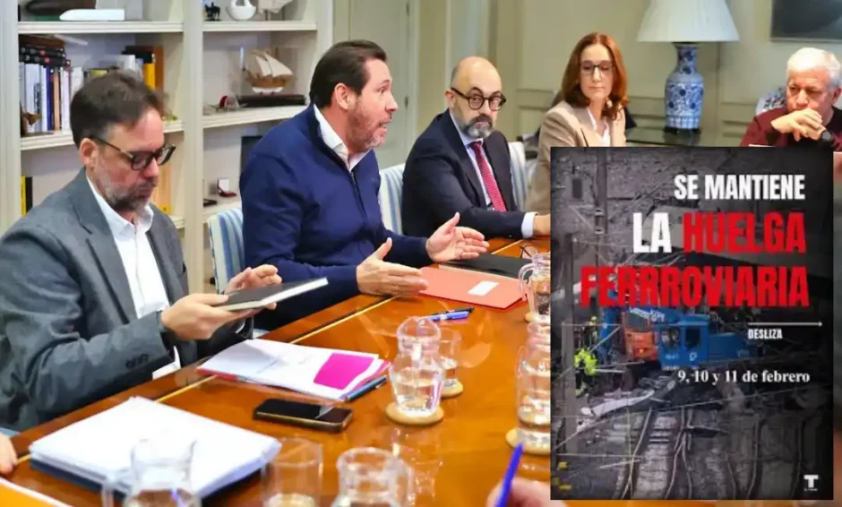 Reunión del ministro Oscar Puente y postura sindical