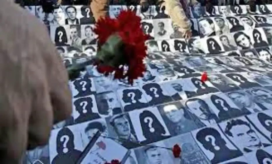 Foto de archivo de homenaje a los fusilados por el franquismo