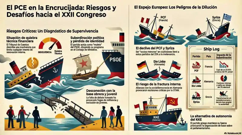 El PCE ante su XXII Congreso: un debate que no puede quedarse en casa. 2 crisispce