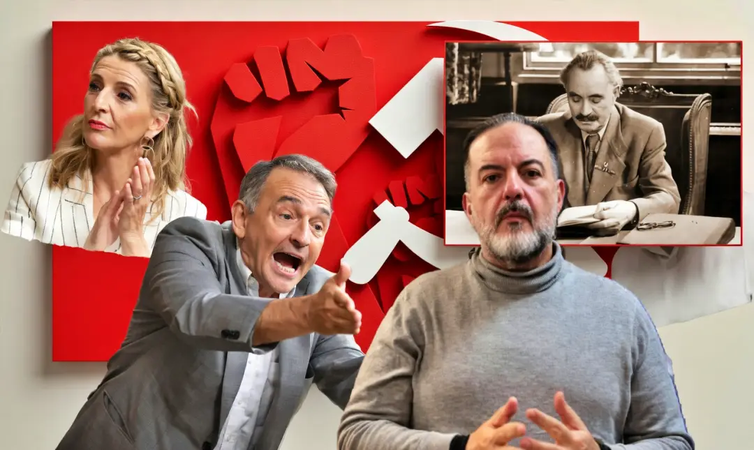 Composición fotográfica de la dirección del PCE actual